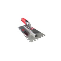 Gletiera dintata cu maner Rubiflex 28cm, 8mm - RUBI-74940