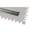 Gletiera dintata INOX 280 x 120mm, Tiger - BIHUI-PTSBTG [2]