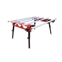 Masa de lucru SLAB VERSA-TILE pt. placi ceramice de dimensiuni mari, 110-155cm, 260kg - RUBI-18984