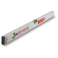 Nivelă cu bula ( Boloboc ) cu profil aluminiu, 60cm AV 60 - Sola-01110801