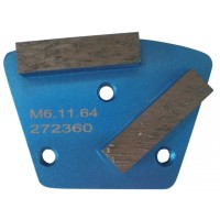 Placa cu segmenti diamantati pt. slefuire pardoseli - segment fin (albastru) # 80 - prindere M6 - DXDH.8506.11.65 Placa cu segmenti diamantati pt. slefuire pardoseli - segment fin (albastru) # 80 - prindere M6 - DXDH.8506.11.65