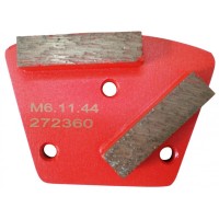 Placa cu segmenti diamantati pt. slefuire pardoseli - segment mediu (rosu) - # 40 - prindere M6 - DXDH.8506.11.44 Placa cu segmenti diamantati pt. slefuire pardoseli - segment mediu (rosu) - # 40 - prindere M6 - DXDH.8506.11.44