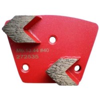 Placa cu segmenti diamantati pt. slefuire pardoseli - segment mediu (rosu) # 40 - prindere M6 - DXDH.8506.13.44-R Placa cu segmenti diamantati pt. slefuire pardoseli - segment mediu (rosu) # 40 - prindere M6 - DXDH.8506.13.44-R