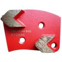 Placa cu segmenti diamantati pt. slefuire pardoseli - segment mediu (rosu) - # 40 - prindere M8 - DXDH.8508.13.44-L