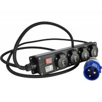 Prelungitor 230V Stecher Euro - 4x Priza Casnica - max 5000W - KS-EX3M-4S Prelungitor 230V Stecher Euro - 4x Priza Casnica - max 5000W - KS-EX3M-4S