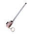 Ruleta Compacta banda metalica cu dublu marcaj, corp transparent cu inel tip breloc, 2m x 13mm - CNO-RUL2X13-KEY [4]