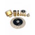 Set carote diamantate pt. gresie portelanata & piatra - diam. 6, 8, 10, 20, 35, 68 (mm), freza conica, disc taiere si ceara PREMIUM - DXDY.GOLDrill.9SET [2]