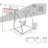 Stand metalic cu sina suport pt. Electropalane pana la 1000kg IORI-CAV1000 [2]