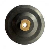 Suport flexibil cu velcro pt. dischete / paduri diamantate si accesorii cu scai Ø100mm - prindere M14 - DXDY.PADSUP.RUB.100
