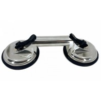 Ventuza dubla pt. gresie, sticla, faianta profesionala cu corp din Aluminiu - Ø125mm, 90kg - CNO-ALUV2