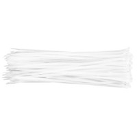 Coliere plastic 4.8 x 370 mm, 75 buc, alb