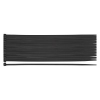 Coliere plastic EXTREME 2,5 × 100 mm, negru, 100 buc.