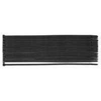 Coliere plastic EXTREME 3,6 × 200 mm, negru, 100 buc.
