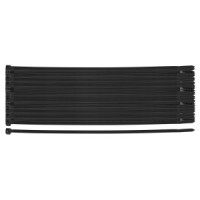 Coliere plastic EXTREME 4,8 × 200 mm, negru, 100 buc.