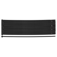 Coliere plastic EXTREME 4,8 × 300 mm, negru, 100 buc.