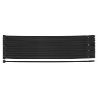 Coliere plastic EXTREME 4,8 × 370 mm, negru, 50 buc.