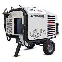 Motocompresor ROTAIR VRK FIBRA presiune 15 bar debit 1000 l/min motor Honda GX 690 22,5 cp