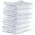 Set 12 prosoape baie corp Quasar & Co.®, 70 x 140 cm, 600 g/mp, hotel quality, 100% bumbac, alb [7]