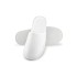 Set 20 perechi papuci hotel, Quasar & Co.®, hotel quality, buretati, talpa cauciuc, marime universala, alb [2]