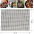 Set 5 folii gratar, Quasar & Co.®, perforate pentru scurgere grasime, antiaderente, rezistente la temperaturi inalte, 40 x 33 cm, negru [6]