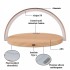 Lampa cu incarcare wireless si suport telefon, Quasar & Co.®, 3 functii, QI 10W, veioza cu 3 intensitati lumina, ABS, natur [6]