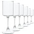 Set 6 pahare vin Quasar & Co.®, model evazat, 355 ml, sticla, transparent [4]