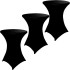 Set 3 huse masa evenimente, Quasar & Co.®, huse elastice, fete de masa elastice pentru masa cocktail, d 75-85 cm, h 110-120 cm, negru [8]