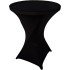 Set 3 huse masa evenimente, Quasar & Co.®, huse elastice, fete de masa elastice pentru masa cocktail, d 75-85 cm, h 110-120 cm, negru [7]