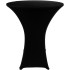 Set 3 huse masa evenimente, Quasar & Co.®, huse elastice, fete de masa elastice pentru masa cocktail, d 75-85 cm, h 110-120 cm, negru [6]