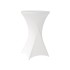 Set 3 huse masa evenimente, Quasar & Co.®, huse elastice, fete de masa elastice pentru masa cocktail, d 75-85 cm, h 110-120 cm, alb [3]