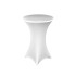 Set 6 huse masa evenimente, Quasar & Co.®, huse elastice, fete de masa elastice pentru masa cocktail, d 75-85 cm, h 110-120 cm, alb [2]