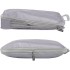 Set 6 huse organizare bagaj, Quasar & Co.®, impermeabile, sistem compresie/extensie cu fermoar, gri [9]