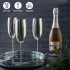Set 4 pahare sampanie, Quasar & Co.®, otel inoxidabil, h 25 cm, 260 ml, argintiu [3]