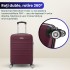 Troler cabina avion Quasar & Co.®, 55x36x20cm, bagaj de mana, troller cu fermoar antifurt, cifru, maner telescopic lung, geamantan cu 4 roti duble silentioase 360°, valiza ABS 2.8 mm, rezistent, 2 compartimente cu buzunar, 10kg, LINE, visiniu [5]