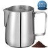 Cana din inox, latiera pentru spumare cu maner, Quasar & Co.®, cana de lapte sau cappucino, cu cioc, cana pentru bar, cana barista, 600 ml, h 11 cm [3]