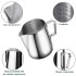 Cana din inox, latiera pentru spumare cu maner, Quasar & Co.®, cana de lapte sau cappucino, cu cioc, cana pentru bar, cana barista, 600 ml, h 11 cm [5]
