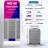Troler cabina avion Quasar & Co.®, 55x36x20cm, bagaj de mana, troller cu fermoar antifurt, cifru, maner telescopic lung, geamantan cu 4 roti duble silentioase 360°, valiza ABS 2.8 mm, rezistent, 2 compartimente cu buzunar, 10kg, LINE, argintiu [10]