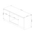Comoda TV cu 2 usi si o polita, PAL laminat 16 mm, 120x40x55 cm, stejar artisan [3]