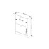 Dulap pantofi cu 2 usi rabatabile, PAL laminat 16 mm, 60x20x80 cm, alb si stejar sonoma [3]