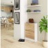 Dulap pantofi cu 2 usi rabatabile, PAL laminat 16 mm, 60x20x80 cm, alb si stejar sonoma [5]