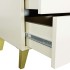 Comoda MOBI K-02 cu 2 sertare, PAL laminat 16 mm, 40x37x43 cm, bej si auriu [4]