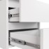 Noptiera cu 3 sertare, PAL laminat 16 mm, 40x35x57 cm, alb [6]