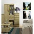 Comoda cu 6 sertare, PAL laminat 16 mm, 40x35x109 cm, stejar artisan [4]