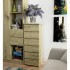 Comoda cu 6 sertare, PAL laminat 16 mm, 40x35x109 cm, stejar artisan [5]