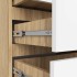 Comoda cu 3 sertare, PAL laminat 16 mm, 60x35x57 cm, stejar artisan si alb [5]