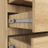 Comoda cu 3 sertare, PAL laminat 16 mm, 60x35x57 cm, stejar artisan [5]