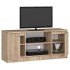 Comoda TV cu 2 usi si o polita, PAL laminat 16 mm, 120x40x55 cm, stejar sonoma [2]
