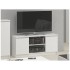 Comoda TV cu 2 usi si o polita, PAL laminat 16 mm, 120x40x55 cm, alb [5]