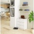 Dulap pantofi MINI cu 3 usi rabatabile, PAL laminat 16 mm, 60x31x62 cm, alb [4]