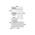 Set mobilier hol cu pantofar, oglinda, sertar si cuier metalic, PAL laminat, 90x25x170 cm, alb [6]